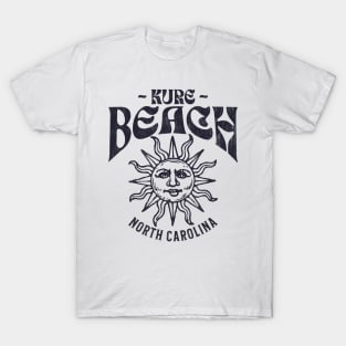 Kure Beach, NC Summertime Vacationing Watchful Sun T-Shirt